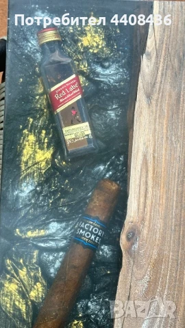 Дъска от орех и епоксидна смола, снимка 3 - Аксесоари за кухня - 51055483