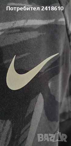Nike Dri - Fit Camo Full Zip Hoodie Mens Size M ОРИГИНАЛ! Мъжка Качулка с цял цип!, снимка 8 - Спортни дрехи, екипи - 42522798