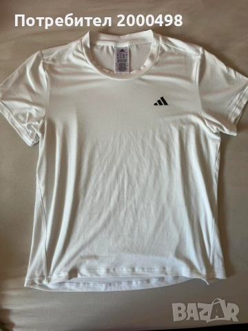 adidas адидас бяла тениска