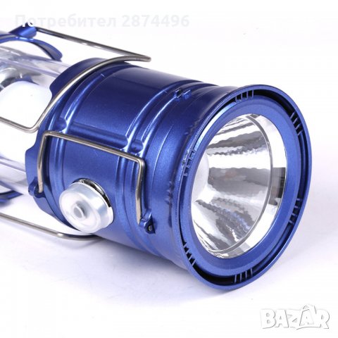 Соларна къмпинг лампа с USB зарядно, снимка 7 - Къмпинг осветление - 30899614