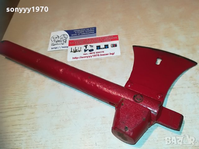 АНТИЧНА пожарникарска ретро брадва-колекционерска, снимка 6 - Антикварни и старинни предмети - 29586133