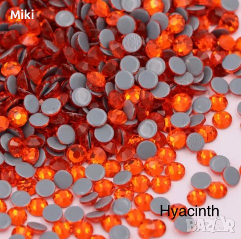 Високо качество цветни камъни / кристали / за декорация, топло лепене, снимка 18 - Други - 32656769