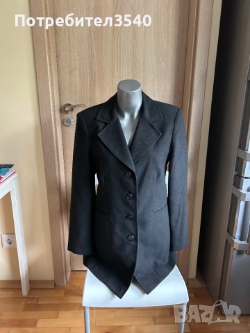 Черно дълго сако, снимка 4 - Сака - 42849532