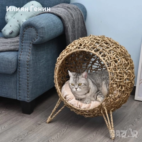 Ратанова къща за котки, снимка 11 - За котки - 52697359