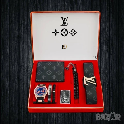 подаръчни комплекти philipp phlein louis vuitton hubloy hugo boss burberry gucci , снимка 4 - Подаръци за мъже - 51403271