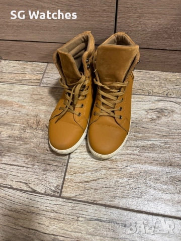 Кафяви мъжки боти, снимка 2 - Мъжки боти - 52889749