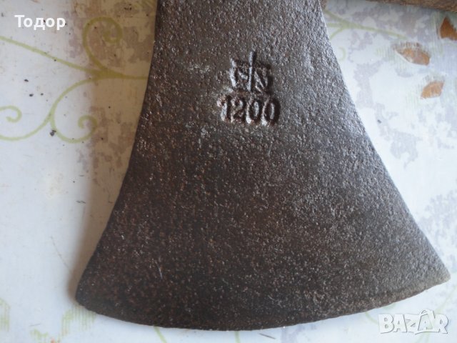 Невероятна немска брадва топор маркирана WW2 номер 2, снимка 3 - Други инструменти - 39979161