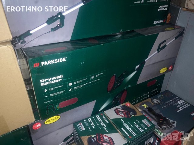 Шлайфмашина - жираф за стени и тавани Parkside PWDS 920 B2, 710W, снимка 3 - Други инструменти - 44437794