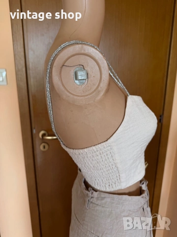 Секси топ тип бюстие H&M, размер S, снимка 5 - Корсети, бюстиета, топове - 54271570