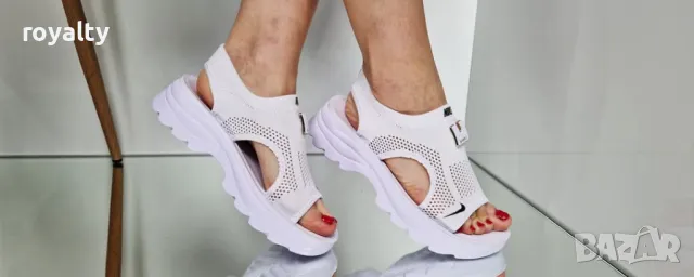 Nike бели дамски сандали 