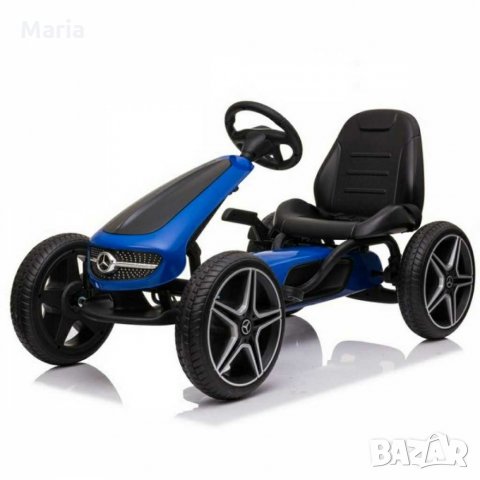 Картинг Mercedes с меки гуми, снимка 3 - Детски велосипеди, триколки и коли - 29151860