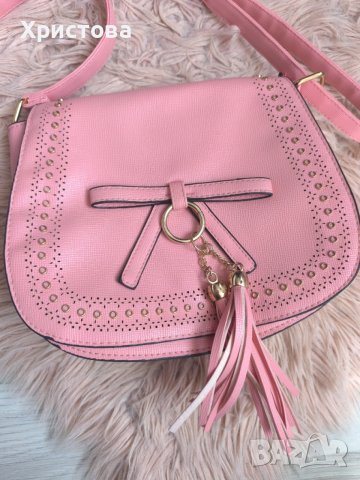 Нова! Чанта в розово - 7 Е, снимка 2 - Чанти - 53939299