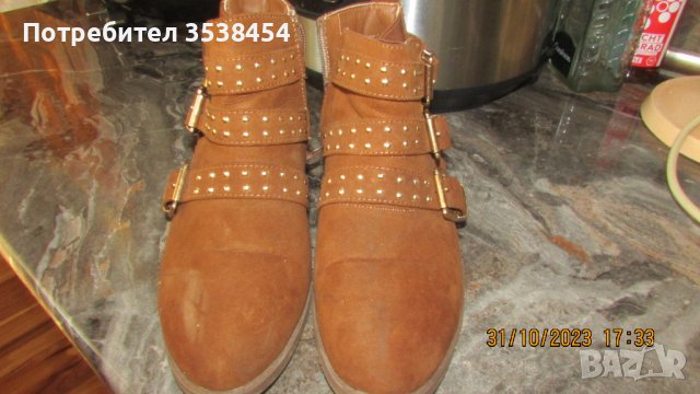 Дамски елегантни боти, снимка 2 - Дамски боти - 42794757