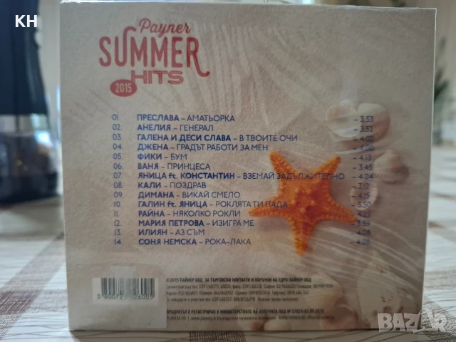 PAYNER SUMMER HITS 2015, снимка 2 - CD дискове - 50867516