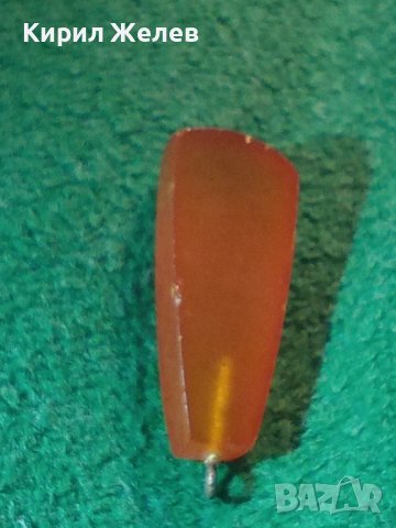 СТАР РУСКИ КЕХЛИБАРЕН РЕТРО АРТ МЕДАЛЬОН със СРЕБРО ШЛИФОВАН 100% НАТУРАЛЕН БАЛТИЙСКИ КЕХЛИБАР 74831, снимка 5 - Антикварни и старинни предмети - 37395540