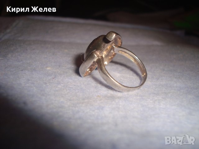 СТИЛИЗИРАН СЪРЦЕВИДЕН СТАР СРЕБЪРЕН АЖУРЕН АРТ ПРЪСТЕН СРЕБРО 925 МАЙСТОРСКА ИЗРАБОТКА 6709, снимка 8 - Пръстени - 36817846