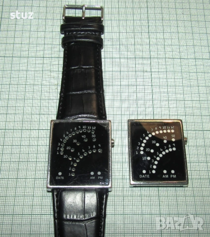 Ръчен бинарен/матричен LED часовник