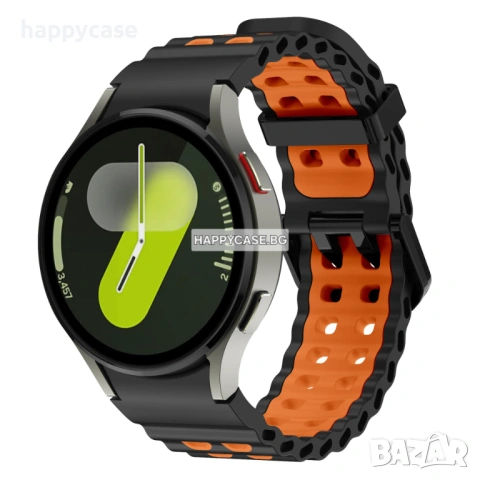 Samsung Galaxy Watch 7 6 5 4 3 / Pro / Classic / FE / MARINE Силиконова каишка, снимка 3 - Каишки за часовници - 54358866
