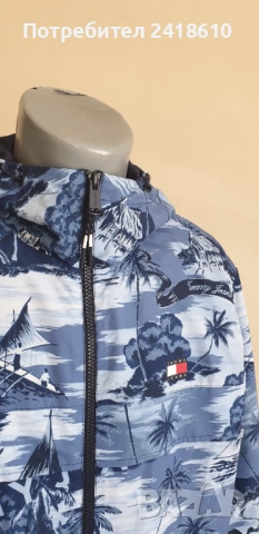 Tommy Hilfiger Mens Windbreaker Jacket Size M Пролет - Есен НОВО! ОРИГИНАЛ! Мъжко Яке!, снимка 3 - Якета - 51584506