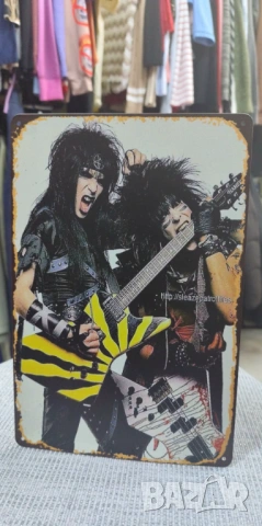 Mick Mars& Nikki Sixx-метална табела (плакет), снимка 3 - Китари - 54090784