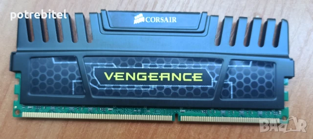 Памет 2x4GB DDR3 1600 Corsair Vengeance - CMZ8GX3M2A1600C9, снимка 2 - RAM памет - 50922934