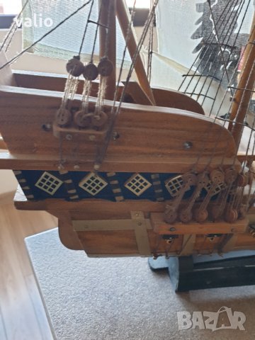 Дървен кораб, снимка 3 - Антикварни и старинни предмети - 31790368