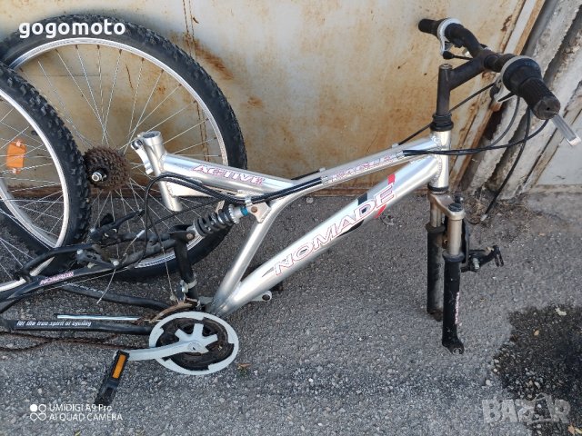алуминиев велосипед на части, алуминиево колело NOMADE E, капла, джанта, гума, рамка AGLEE, снимка 7 - Части за велосипеди - 42705370