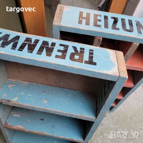 два броя невероятни кутии индустриален стил от рециклирани дъски артбокс, снимка 3 - Антикварни и старинни предмети - 47727634