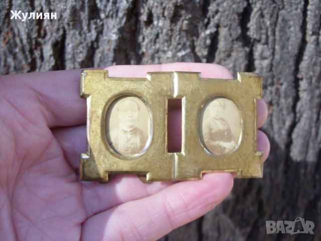 СТАРА ПОЗЛАТЕНА РАМКА ЗА СНИМКИ, снимка 3 - Антикварни и старинни предмети - 34545323