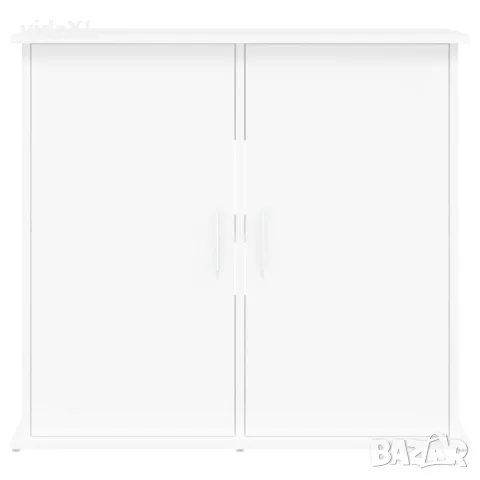 vidaXL Поставка за аквариум, бяла, 81x36x73 см, инженерно дърво, снимка 5 - Аквариуми - 56148097