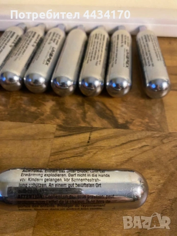 Спешно! CO2 капсули за еърсофт (Airsoft) – 8 броя – Нови, снимка 3 - Газово оръжие - 53338059