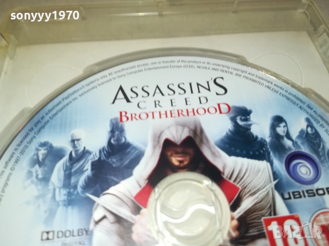 SONY PS3 GAME ASSASSINS CREED BROTHERHOOD 3110251919, снимка 7 - Игри за PlayStation - 52249682