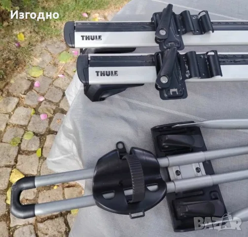 Велобагажници Thule FreeRide 532 + напречни греди Thule Wingbar Evo, снимка 6 - Аксесоари и консумативи - 56326155