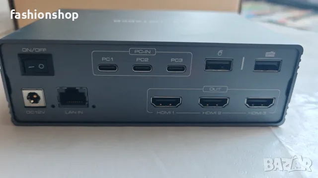 Докинг станция. USB-C KVM Switch, снимка 7 - Други - 55991254