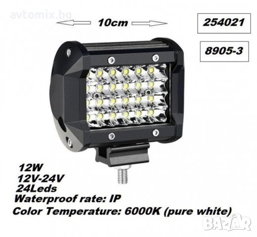 Мощни LED халогени 72W, 10 см, снимка 2 - Аксесоари и консумативи - 38318497