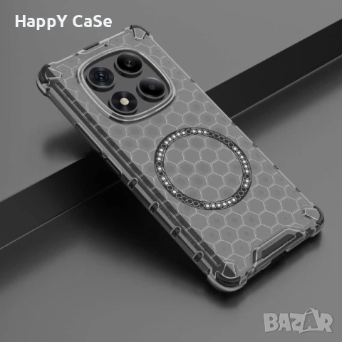 Xiaomi Redmi Note 14 Pro / 14 Pro+ / HONEYCOMB MAGSAFE Удароустойчив кейс гръб калъф, снимка 8 - Калъфи, кейсове - 50497616