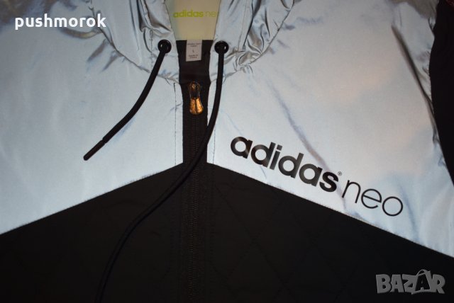 Adidas NEO Reflective Mens Jacket, снимка 5 - Якета - 31459195