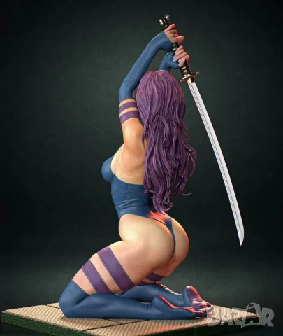 Marvel X - men Mystique, Storm, Psyloke resign statues, снимка 9 - Колекции - 56184103