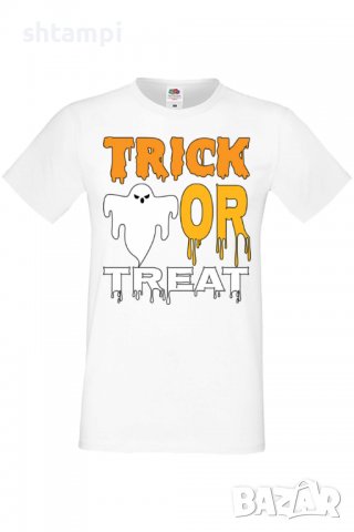 Мъжка тениска Trick Or Treat 2,Halloween,Хелоуин,Празник,Забавление,Изненада,Обичаи,, снимка 2 - Тениски - 38132066