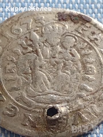 Сребърна монета 6 кройцера 1673г. Леополд първи Кремниц Унгария 13673, снимка 8 - Нумизматика и бонистика - 42890726