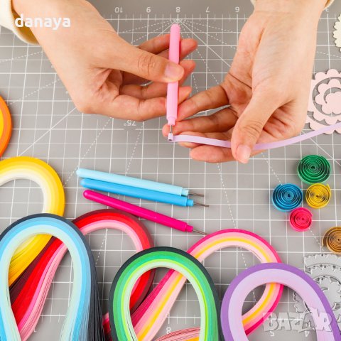 3892 Творчески квилинг комплект, снимка 4 - Ученически пособия, канцеларски материали - 42043425