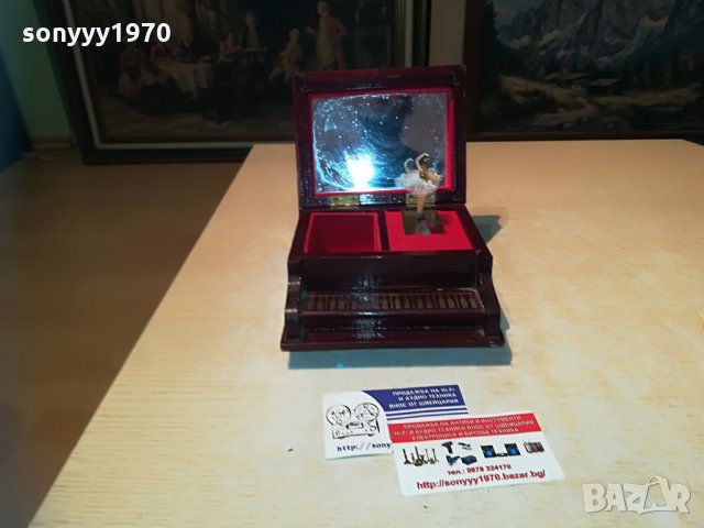 балеринка-механика кутия музика-франция, снимка 3 - Колекции - 29491522