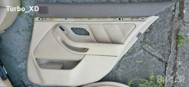 Продавам бежев рекаро салон за BMW E39 комби, снимка 9 - Части - 55892339