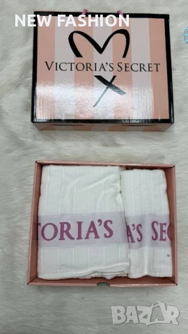 Памучни Хавлии -2бр с Кутия ✨ Victoria Secret , снимка 4 - Хавлиени кърпи - 51169691