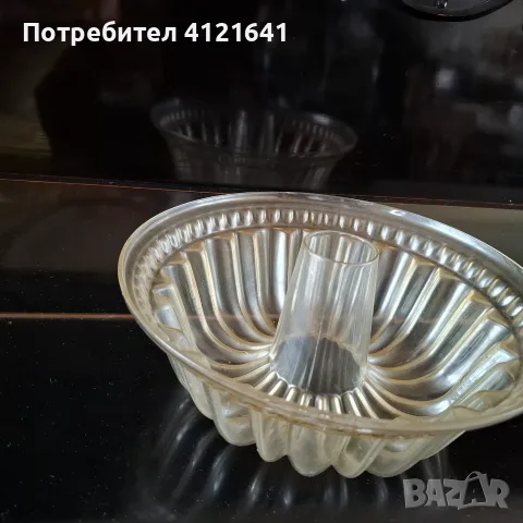 Форма за кекс, йенско стъкло, снимка 3 - Съдове за готвене - 56131913