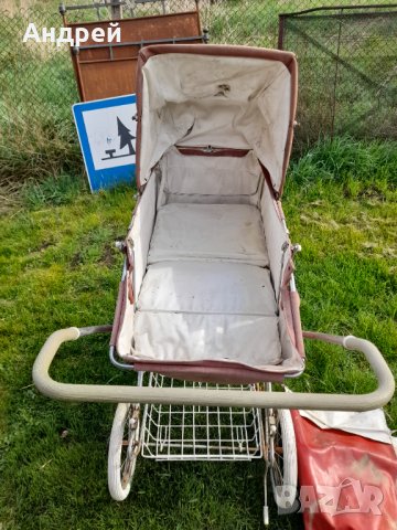 Стара бебешка,детска количка, снимка 3 - Антикварни и старинни предмети - 36630137