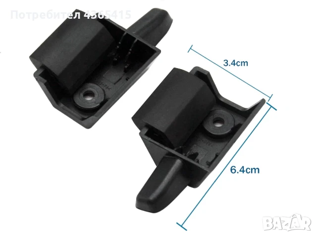 Водачи за щора на багажник за Renault Clio 3 Grandtour, снимка 5 - Части - 50818559