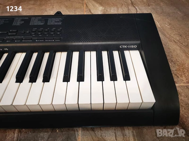 синтезатор клавир пиано CASIO CTK-1150 с 5 октави и плътни клавиши, снимка 8 - Синтезатори - 52058528