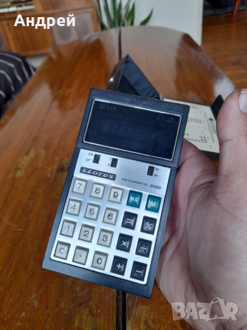 Стар калкулатор Lloyds, снимка 3 - Антикварни и старинни предмети - 36435773