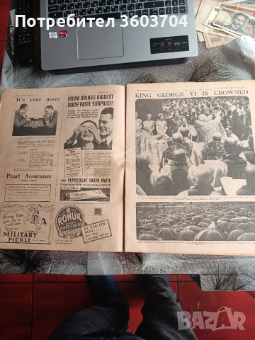 крал Джордж 6-ти коронация, снимка 7 - Художествена литература - 53983773